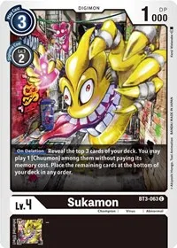 Sukamon (Release Special Booster 1.5) — Digimon Card Game Card Value