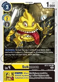 Sukamon (Dimensional Phase) — Digimon Card Game Card Value