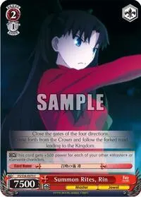 Summon Rites Rin (Fate/stay night [Unlimited Blade Works])