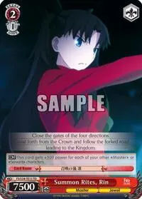 Summon Rites Rin TD (Fate/stay night [Unlimited Blade Works])