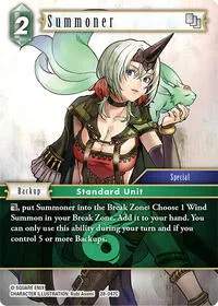 Summoner (Dreamlike Oceans) — Final Fantasy TCG Card Value