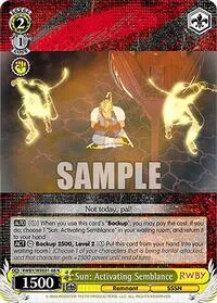 Sun Activating Semblance (RWBY Premium Booster) — Weiss Schwarz Card Value