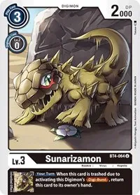 Sunarizamon (Great Legend) — Digimon Card Game Card Value