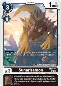 Sunarizamon (World Convergence) — Digimon Card Game Card Value