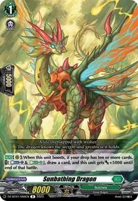 Sunbathing Dragon (DZ-BT01: Fated Clash) — Cardfight Vanguard Card Value