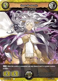 Sunscale Ascetic (TD02: Mystical Hunters) — Dragoborne Card Value