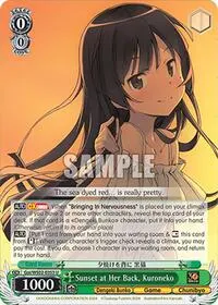 Sunset at Her Back Kuroneko (Dengeki Bunko)