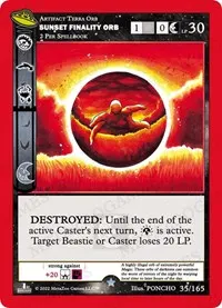 Sunset Finality Orb (UFO: First Edition)