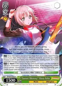 Sunset Memory Moca Aoba (BanG Dream! Girls Band Party!)