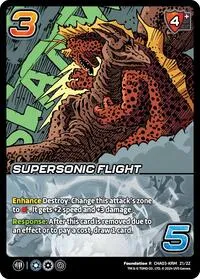 Supersonic Flight (Challenger Series: Godzilla) — UniVersus Card Value
