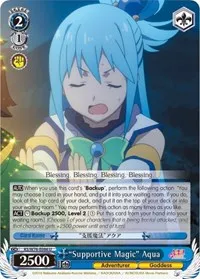 Supportive Magic Aqua (KonoSuba The Movie: Legend of Crimson) — Weiss Schwarz Card Value