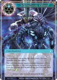 Suppression Order (Alice Origin II)