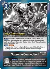 Supreme Connection (Exceed Apocalypse Pre-Release Cards)