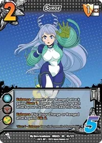 Surge (UniVersus: My Hero Academia: Undaunted Raid) — UniVersus Card Value