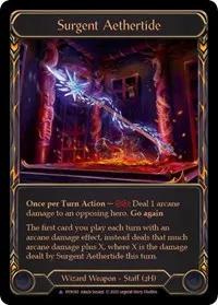 Surgent Aethertide Marvel (Dynasty) — Flesh & Blood TCG Card Value
