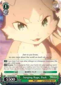 Surging Rage Puck Parallel Foil (Re:ZERO: The Frozen Bond)