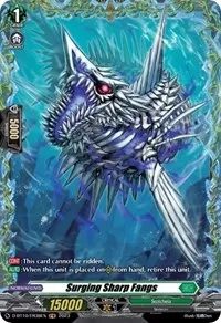 Surging Sharp Fangs FR (D-BT10: Dragon Masquerade) — Cardfight Vanguard Card Value