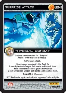 Surprise Attack (Panini: Vengeance) — Dragon Ball Z TCG Card Value