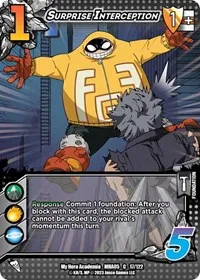 Surprise Interception (UniVersus: My Hero Academia: Undaunted Raid) — UniVersus Card Value