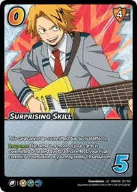 Surprising Skill (UniVersus: My Hero Academia: Jet Burn) — UniVersus Card Value