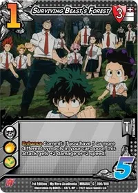Surviving Beasts Forest (UniVersus: My Hero Academia: League of Villains)