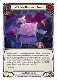 Sutcliffes Research Notes Red (History Pack Vol.1)