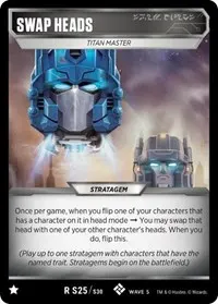 Swap Heads (Titan Masters Attack)