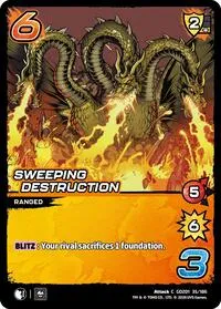Sweeping Destruction (Godzilla: Reign of Kaiju) — UniVersus Card Value
