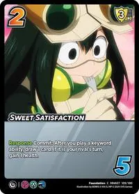 Sweet Satisfaction (UniVersus: My Hero Academia: Girl Power)