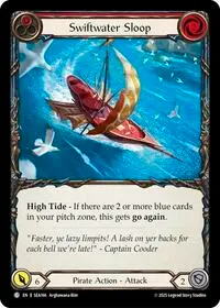 Swiftwater Sloop Red (High Seas) — Flesh & Blood TCG Card Value