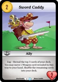 Sword Caddy (Season 1) — Munchkin CCG Card Value