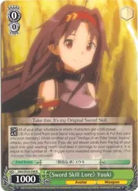 Sword Skill Lore Yuuki (Sword Art Online II Vol.2)