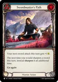 Swordmasters Path Blue (Armory Deck Origins: Hala) — Flesh & Blood TCG Card Value