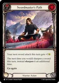 Swordmasters Path Red (Armory Deck Origins: Hala) — Flesh & Blood TCG Card Value