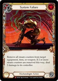System Failure (Bright Lights) — Flesh & Blood TCG Card Value