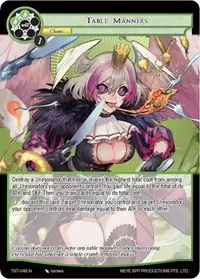 Table Manners (The Seventh)
