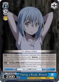 Taking a Break Rimuru (That Time I Got Reincarnated as a Slime Vol.2)