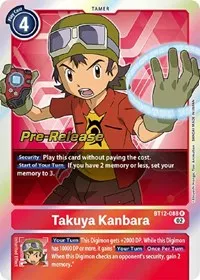 Takuya Kanbara (Across Time Pre-Release Cards) — Digimon Card Game Card Value