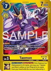 Taomon (Limited Card Pack -Billion Bullet-) — Digimon Card Game Card Value