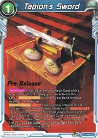Tapions Sword (Cross Spirits Pre-Release Cards)