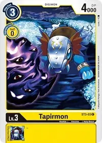 Tapirmon (Starter Deck 03: Heaven's Yellow)
