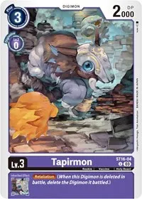 Tapirmon (Starter Deck 16: Wolf of Friendship)
