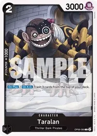 Taralan (Wings of the Captain) — One Piece Card Game Card Value