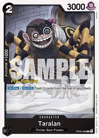 Taralan (Wings of the Captain Pre-Release Cards) — One Piece Card Game Card Value