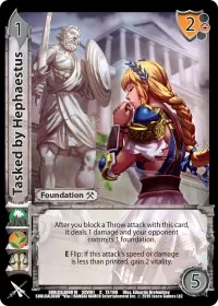 Tasked by Hephaestus (SoulCalibur VI) — UniVersus Card Value