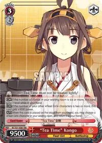 Tea Time Kongo (KanColle, 2nd Fleet) — Weiss Schwarz Card Value