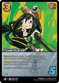 Team Player (UniVersus: My Hero Academia: Jet Burn) — UniVersus Card Value