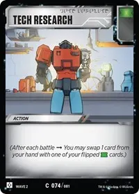 Tech Research (Rise of the Combiners)