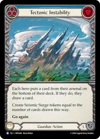 Tectonic Instability (Mastery Pack Guardian)