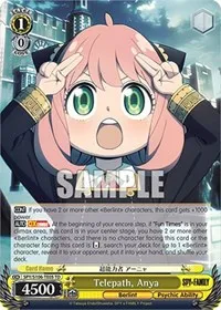Telepath Anya (SPY x FAMILY) — Weiss Schwarz Card Value